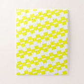 Puzzles Jaune et Rayure Blanche (Vertical)