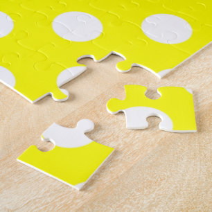Puzzles Jaune Polkadot Joyeux anniversaire