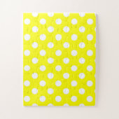 Puzzles Jaune Polkadot Joyeux anniversaire (Vertical)