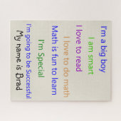 Puzzles Je suis Spécial (Horizontal)