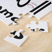 Puzzles Jouons notre baseball Sport préféré (Côté)