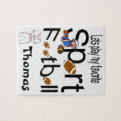 Puzzles Jouons notre football sportif préféré (Horizontal)