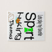 Puzzles Jouons notre Randonnée Sport préféré (Horizontal)