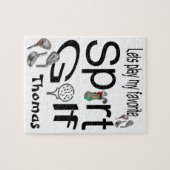 Puzzles Jouons notre Sport préféré Golf (Horizontal)