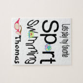 Puzzles Jouons notre Sport préféré nager (Horizontal)