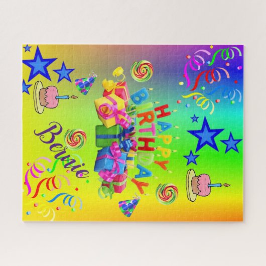 Puzzles Joyeux Anniversaire (Horizontal)