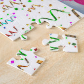 Puzzles Joyeux Anniversaire Confetti (Côté)