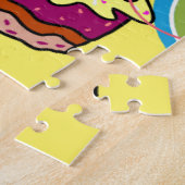 Puzzles Joyeux Anniversaire Cupcakes Coeurs (Côté)