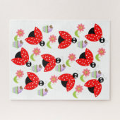 Puzzles Joyeux Anniversaire Lady Bug Cupcake (Horizontal)