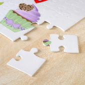 Puzzles Joyeux Anniversaire Lady Bug Cupcake (Côté)