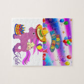 Puzzles Joyeux Anniversaire Pony Kittens Cake (Horizontal)