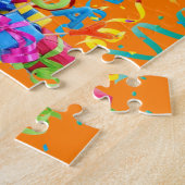 Puzzles Joyeux Ballons d'anniversaire (Côté)