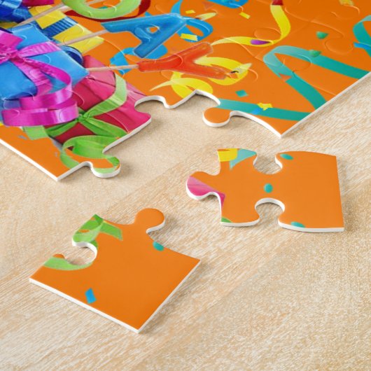 Puzzles Joyeux Ballons d'anniversaire (Côté)