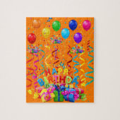 Puzzles Joyeux Ballons d'anniversaire (Vertical)