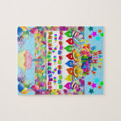 Puzzles Joyeux Balloons Anniversaire Cupcake (Horizontal)