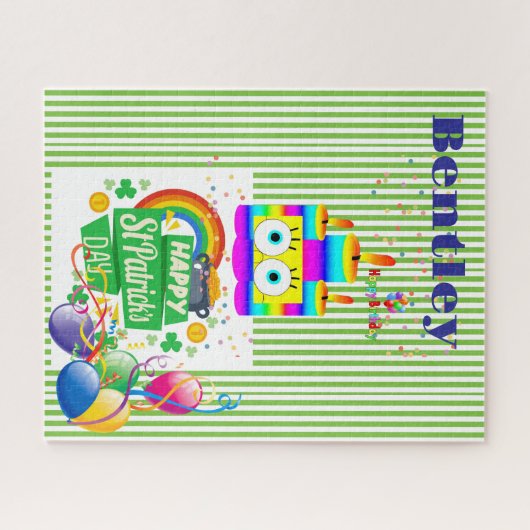 Puzzles Joyeux Saint Patrick Joyeux anniversaire (Horizontal)