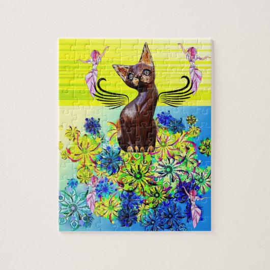 Puzzles Kitten Floral Fairy Legpuzzel (Verticaal)