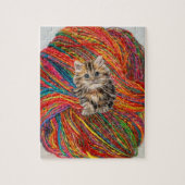 Puzzles Kitten Yarn (Vertical)