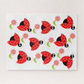 Puzzles Lady Bugs Floral Legpuzzel (Horizontaal)