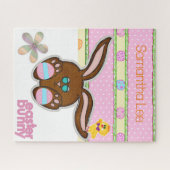 Puzzles Lapin de Pâques Chick Jaune (Horizontal)