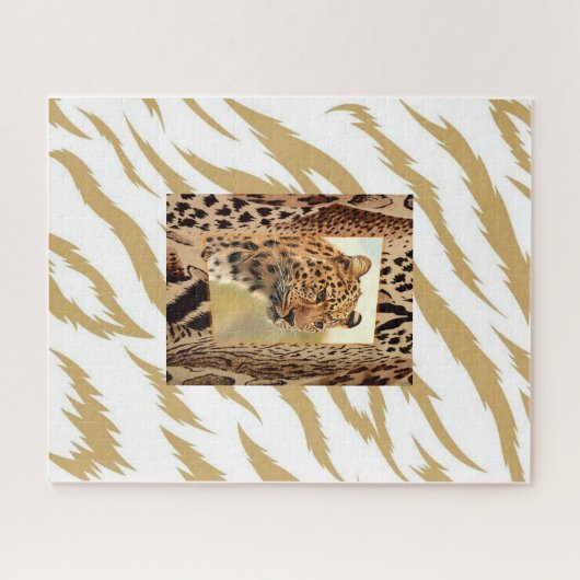 Puzzles Leopard Brown (Horizontal)