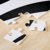 Puzzles Léopard noir et blanc (Côté)