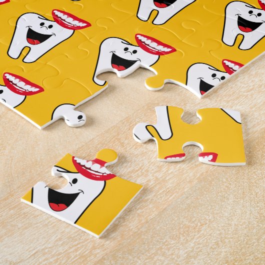 Puzzles Lèvres de bouche dent dentiste (Côté)