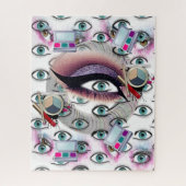 Puzzles maquillage des yeux (Vertical)