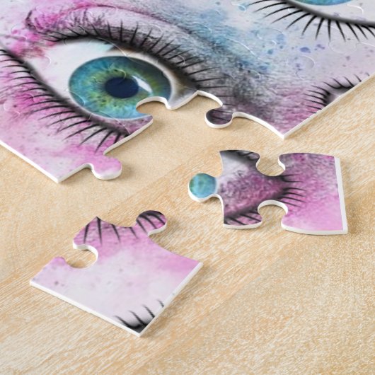 Puzzles maquillage des yeux (Côté)