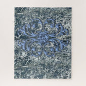 Puzzles Marbre Bleu (Vertical)