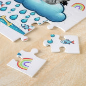 Puzzles Mignon Chat Chien et Souris Fromage Os de (Côté)