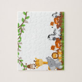 Puzzles mignons d'animaux de bébé de jungle (Vertical)
