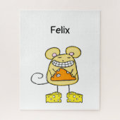 Puzzles Mouse Cheese Cheesy Legpuzzel (Verticaal)