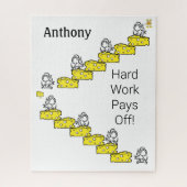 Puzzles Mouse Cheese Hard work pays off (Vertical)