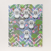 Puzzles Moutons blancs (Vertical)