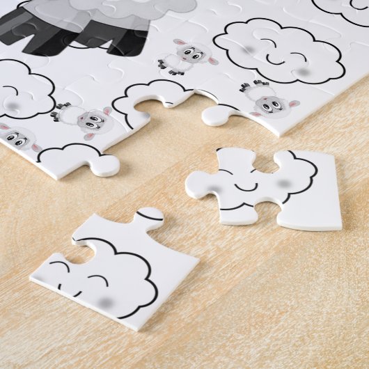 Puzzles Moutons Nuages Soleil (Côté)