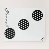 Puzzles Noir & Blanc Points Circulaire (Horizontal)