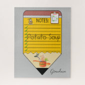 Puzzles Notes Soupe de pomme de terre (Vertical)