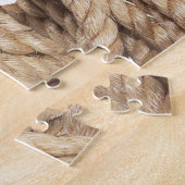 Puzzles Nounours de corde à bande verte (Côté)