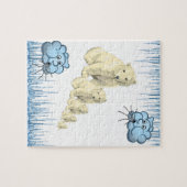 Puzzles Nuages Bleus Ours Polaires Glace (Horizontal)