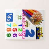 Puzzles Numéro de scolarité (Horizontal)