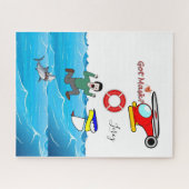 Puzzles Ocean Shark a eu du masque ? (Horizontal)