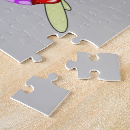 Puzzles Octopus Love Red Hearts (Côté)