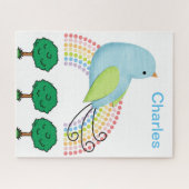 Puzzles Oiseaux Arbres arc-en-ciel (Horizontal)