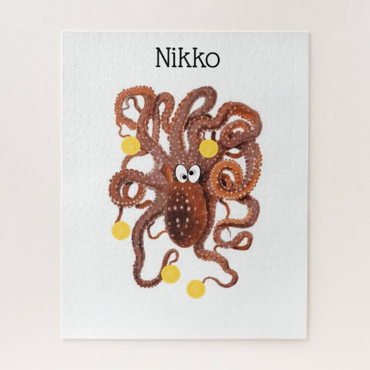 Puzzles Oranges Octopus (Vertical)