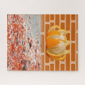 Puzzles Oranje Brick Legpuzzel (Horizontaal)