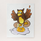 Puzzles Owl Eggs Breakfast Legpuzzel (Verticaal)