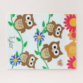 Puzzles Owls Floral (Horizontal)
