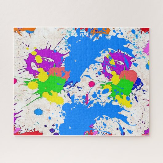 Puzzles Paint Splatter (Horizontal)