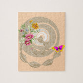 Puzzles Papillon Beige Floral (Vertical)